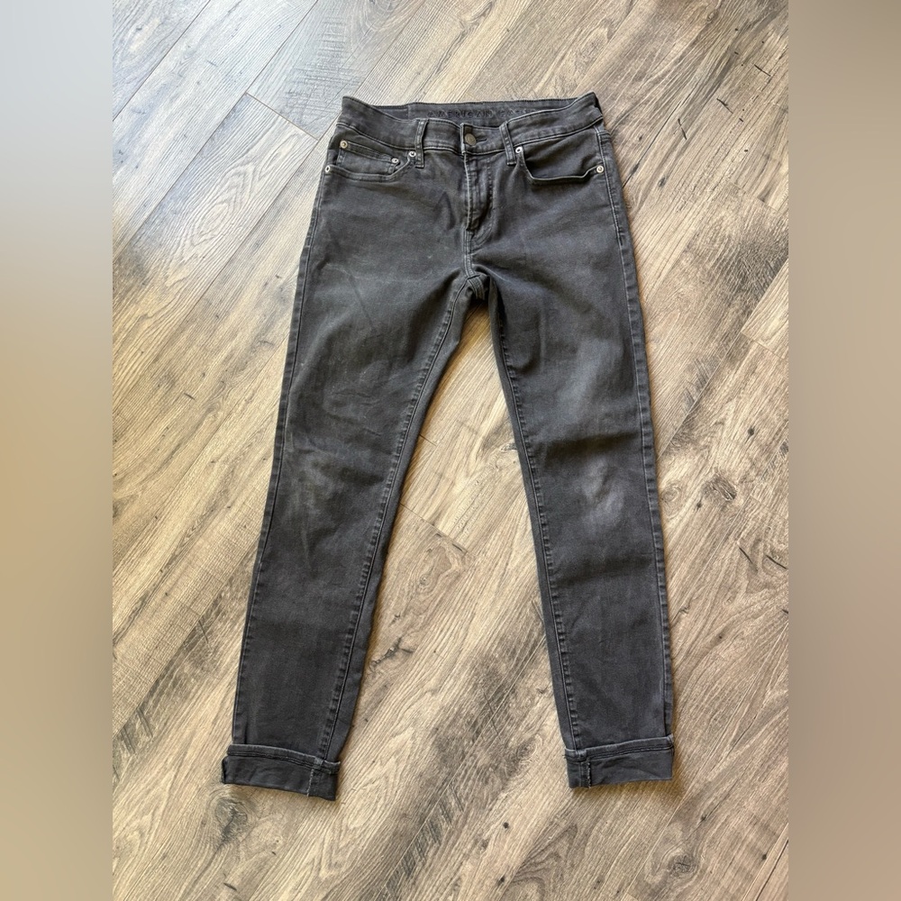 American Eagle Outfitters Men's black next level flex skinny jeans 31x32